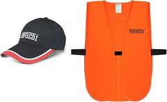 Feyachi Reflective Hunting Vests & Black Cap Orange Hunting Vest Lightweight Combo for Long-Lasting Performance-Built to Endure