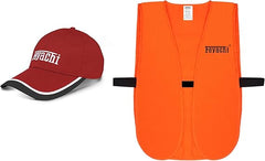 Feyachi Reflective Hunting Vests & Black Cap Orange Hunting Vest Lightweight Combo for Long-Lasting Performance