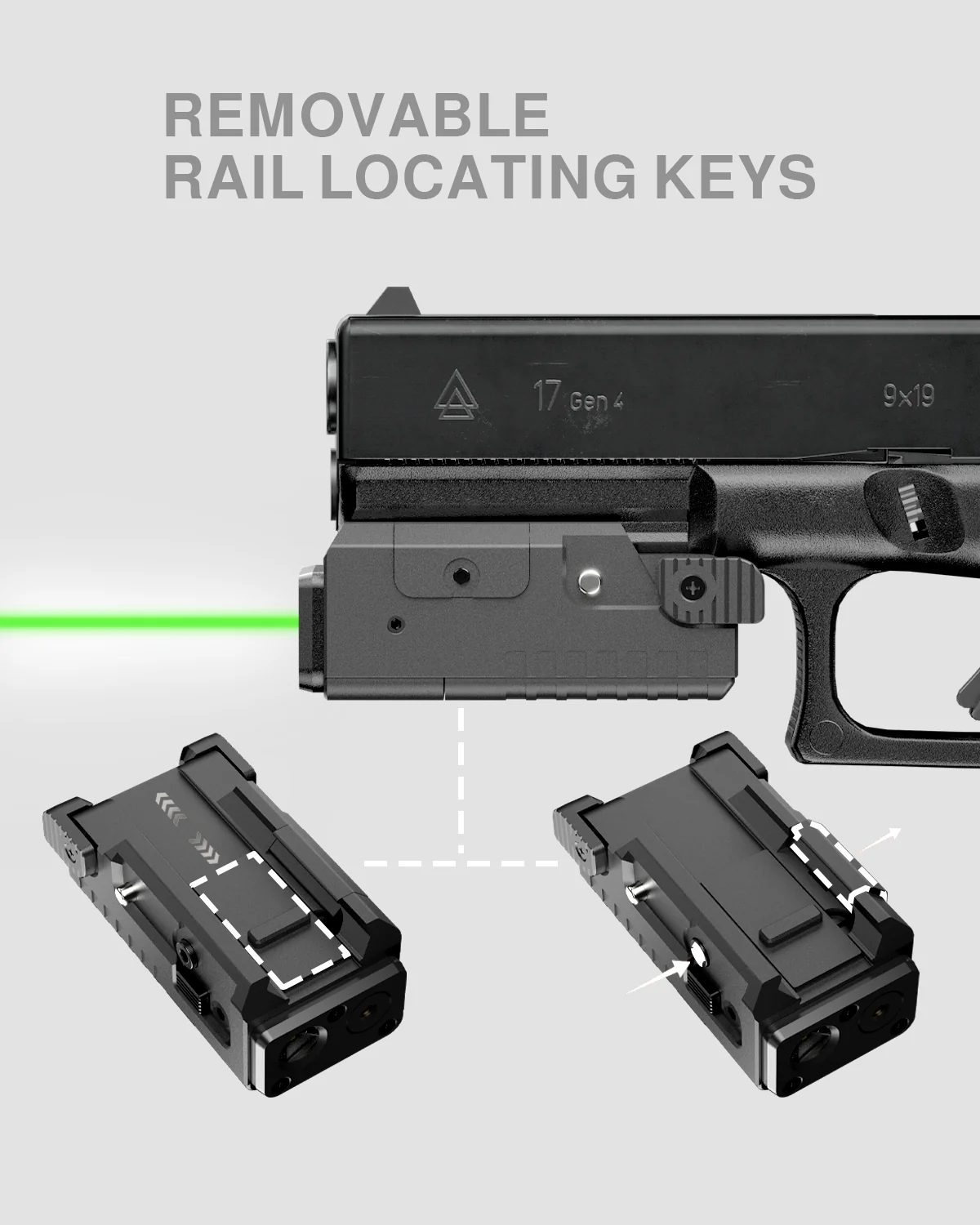 Feyachi 700Lum Green Laser & Light Combo