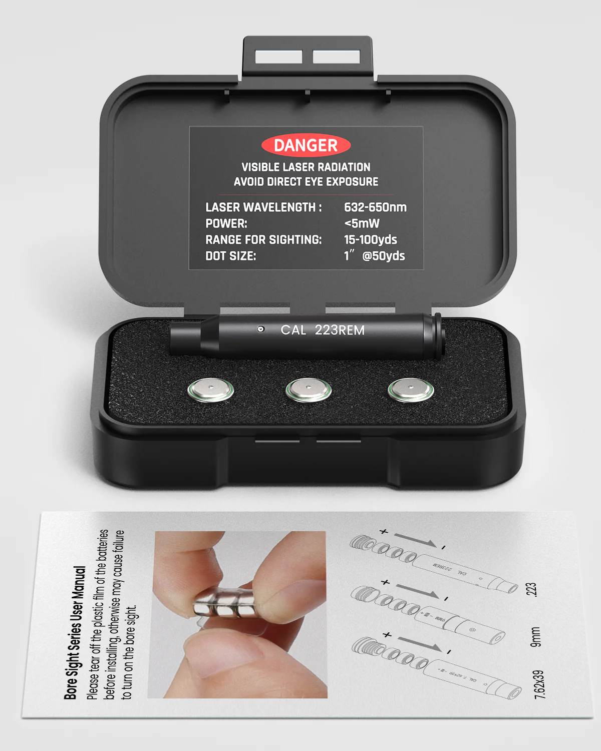 Feyachi 223 5.56mm Laser Boresighter