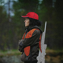 Feyachi Reflective Hunting Vests & Black Cap Orange Hunting Vest Lightweight Combo for Long-Lasting Performance