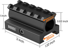 Feyachi RM24 Riser Mount - Picatinny Rail 0.83" High