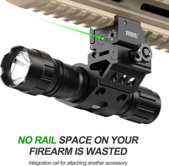 Feyachi PL-19-G Laserwaffenlicht - Kompakter grüner Laser für Pistole