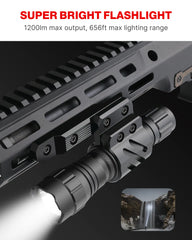 Feyachi FL14-MB Taktische Taschenlampe mit Halterung - 1200 Lumen Mlok 