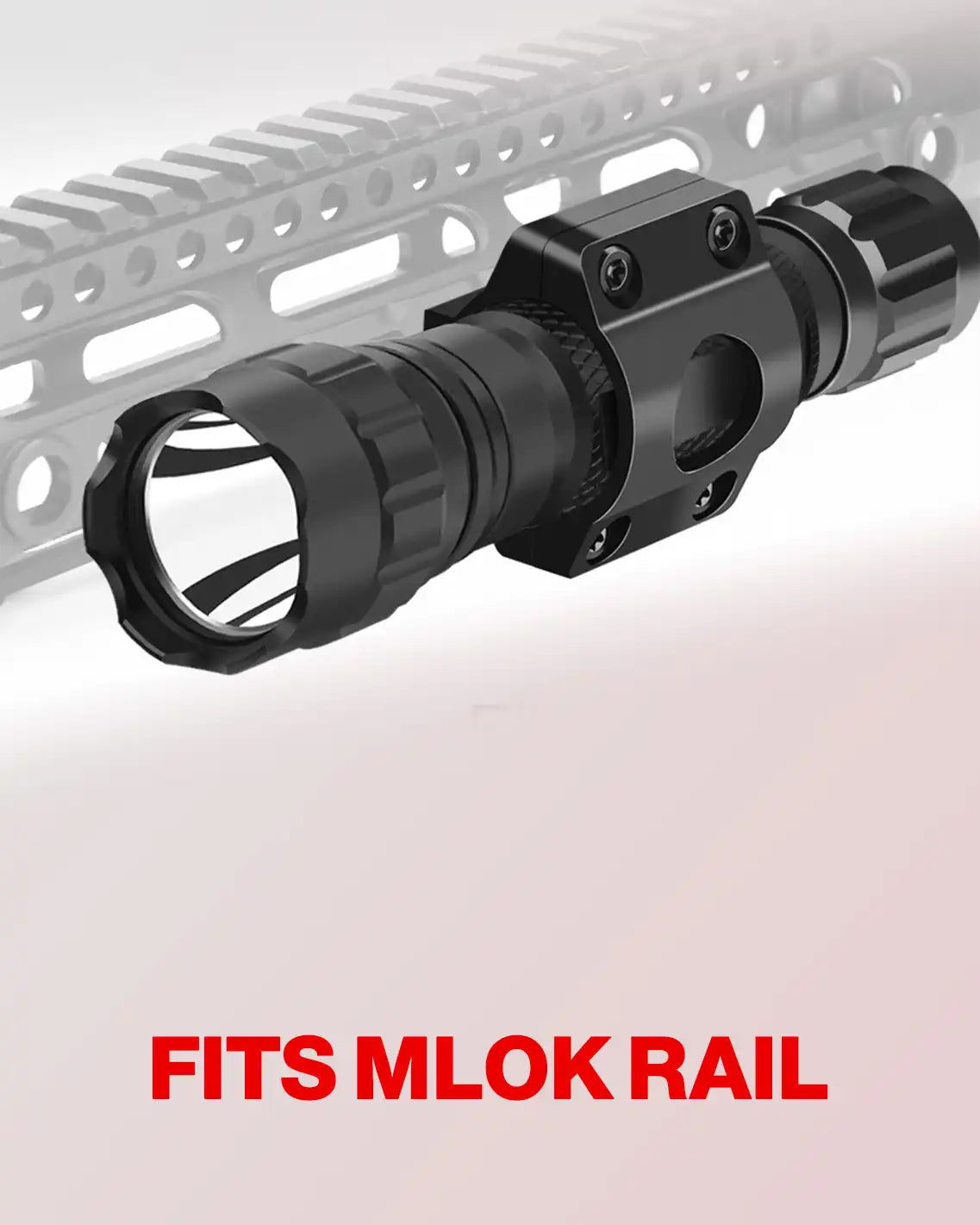 Feyachi FL22 Tactical Flashlight with Mount - 1200 Lumen Mlok