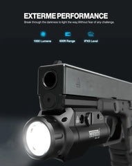 Feyachi HL-28 Pistol Light - 1000 Lumen Tactical Flashlight