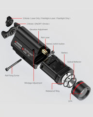 Combo luce per arma laser Feyachi LF-69 - 1000 lumen per pistola