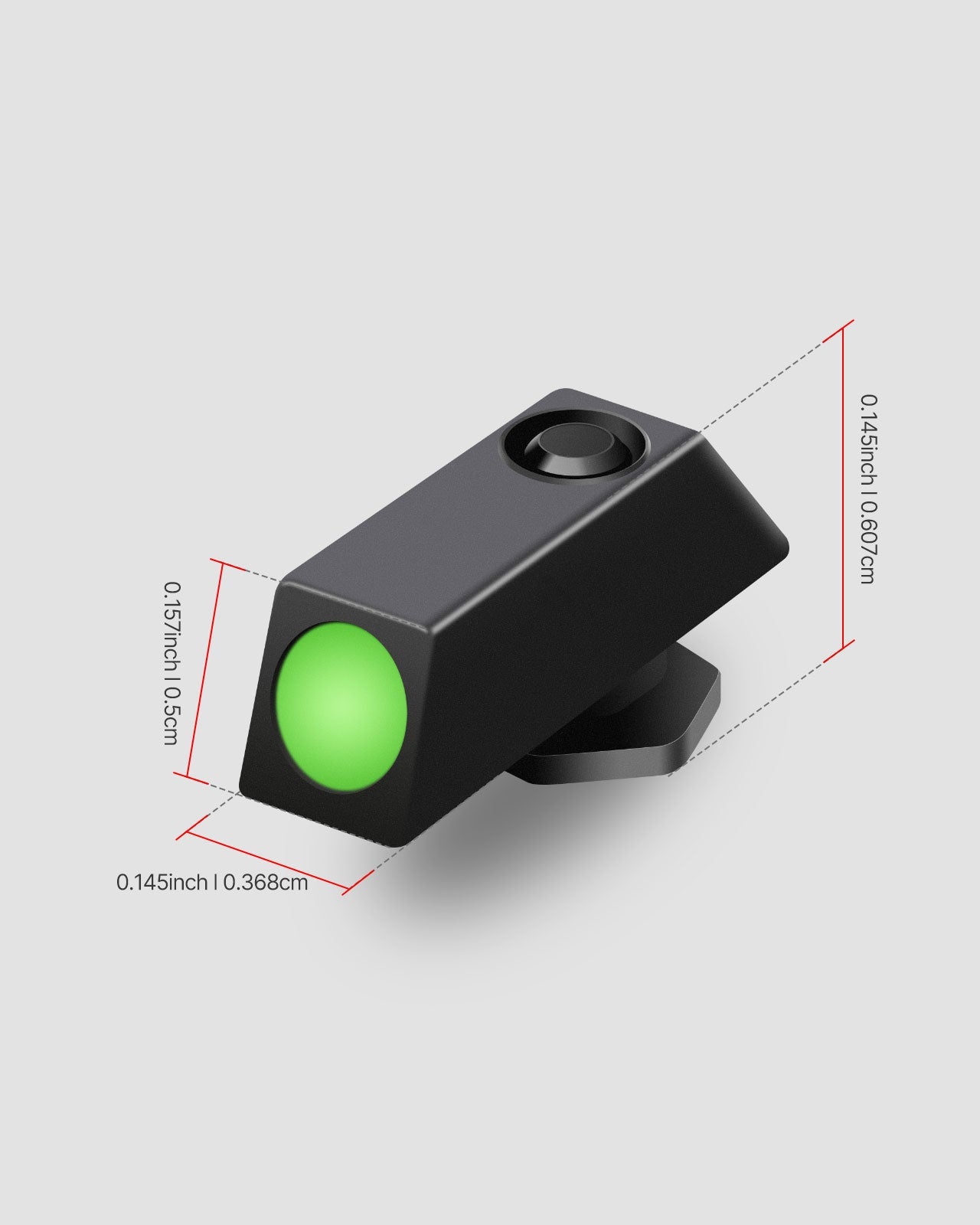 Feyachi NS16 Night Sights - Glow Dark Glock Sights