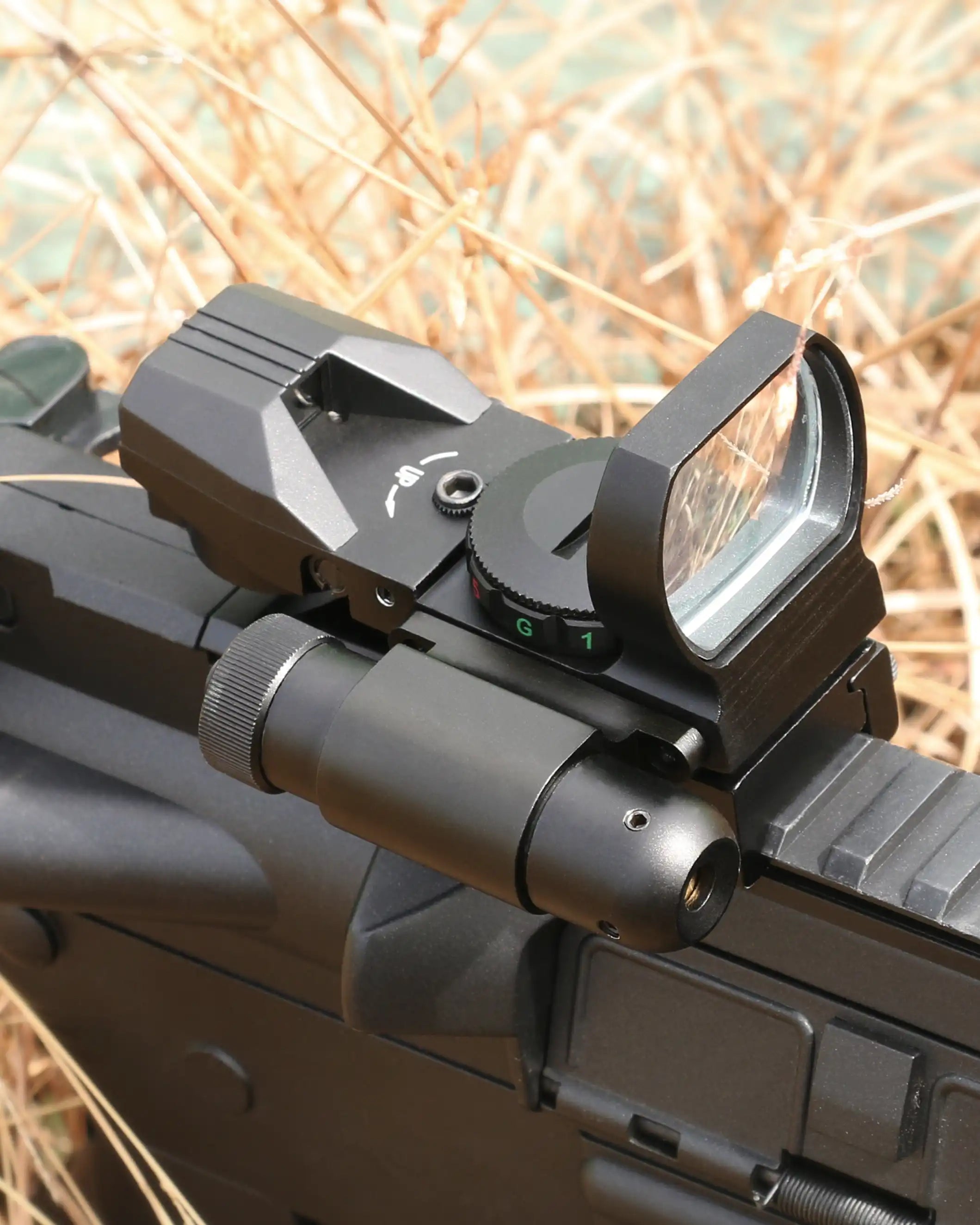 Feyachi RSL-18 Reflex Sight with Laser - 4 Reticle Integrated Laser