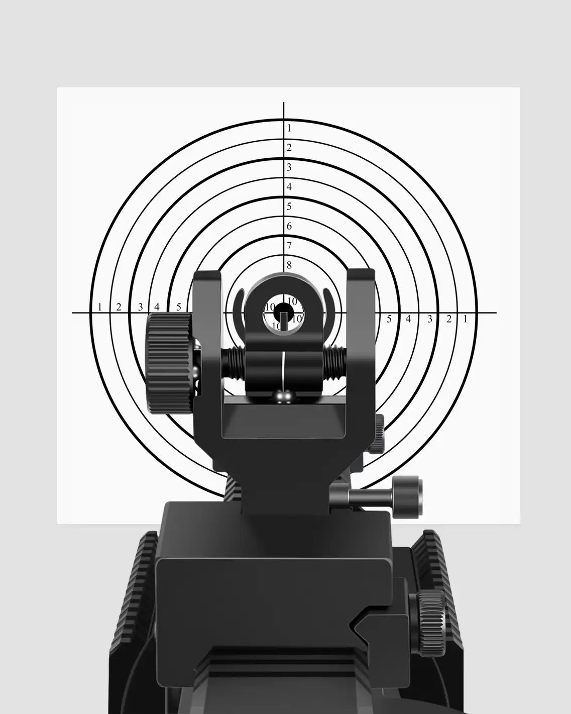 Feyachi S09 Backup Iron Sights - Flip Up Sights for Rails